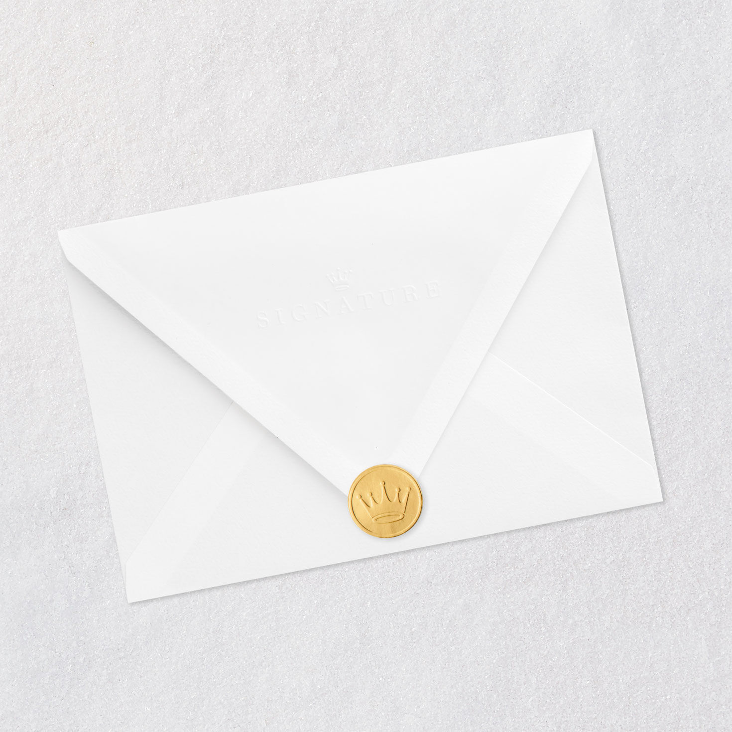 Nursery and Crib New Baby Card Envelope Back with Seal image number 8