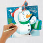 Snowman in Sunglasses Pop-Up Christmas Money Card Signing card image number 8
