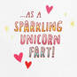 Unicorn Fart Funny Valentine's Day Card With Sound, , large image number 2