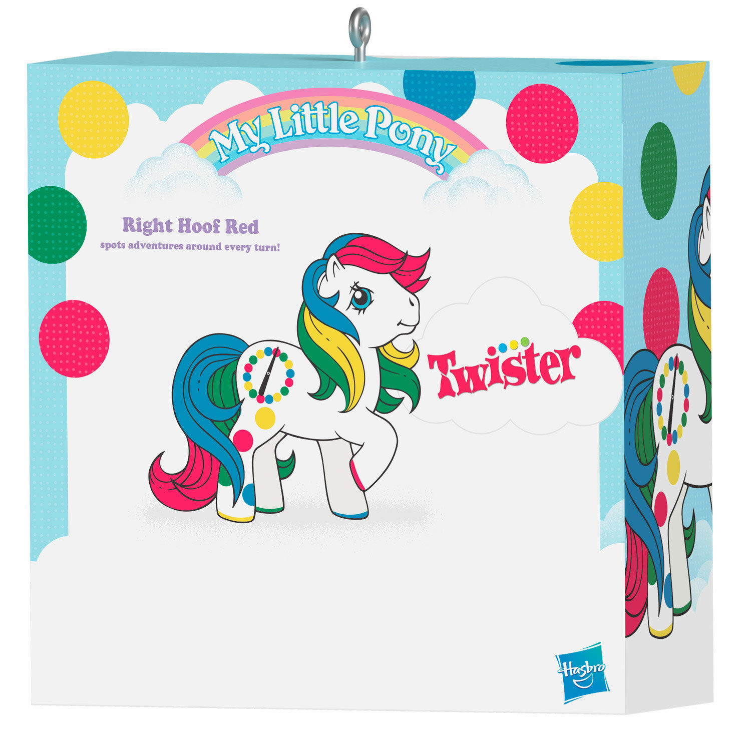 Hasbro® My Little Pony® Retro Twister® Right Hoof Red Ornament for only USD 23.99 | Hallmark