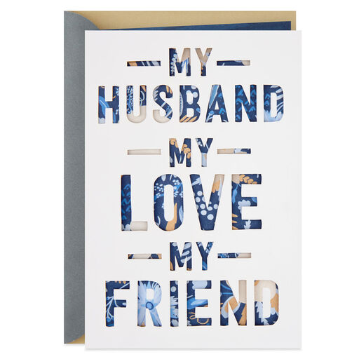 Love Sharing Our Life Anniversary Card for Husband, 