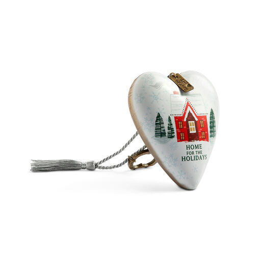 Demdaco Home for the Holidays Art Heart With Key Stand, 