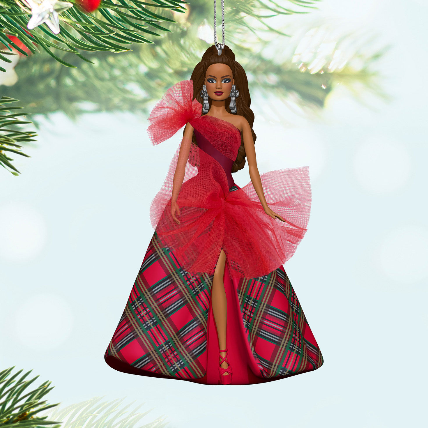 2024 Latina Holiday Barbie Ornament Keepsake Ornaments Hallmark
