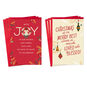 Black Angel and Ornaments Christmas Cards Pack Card Fan image number 1