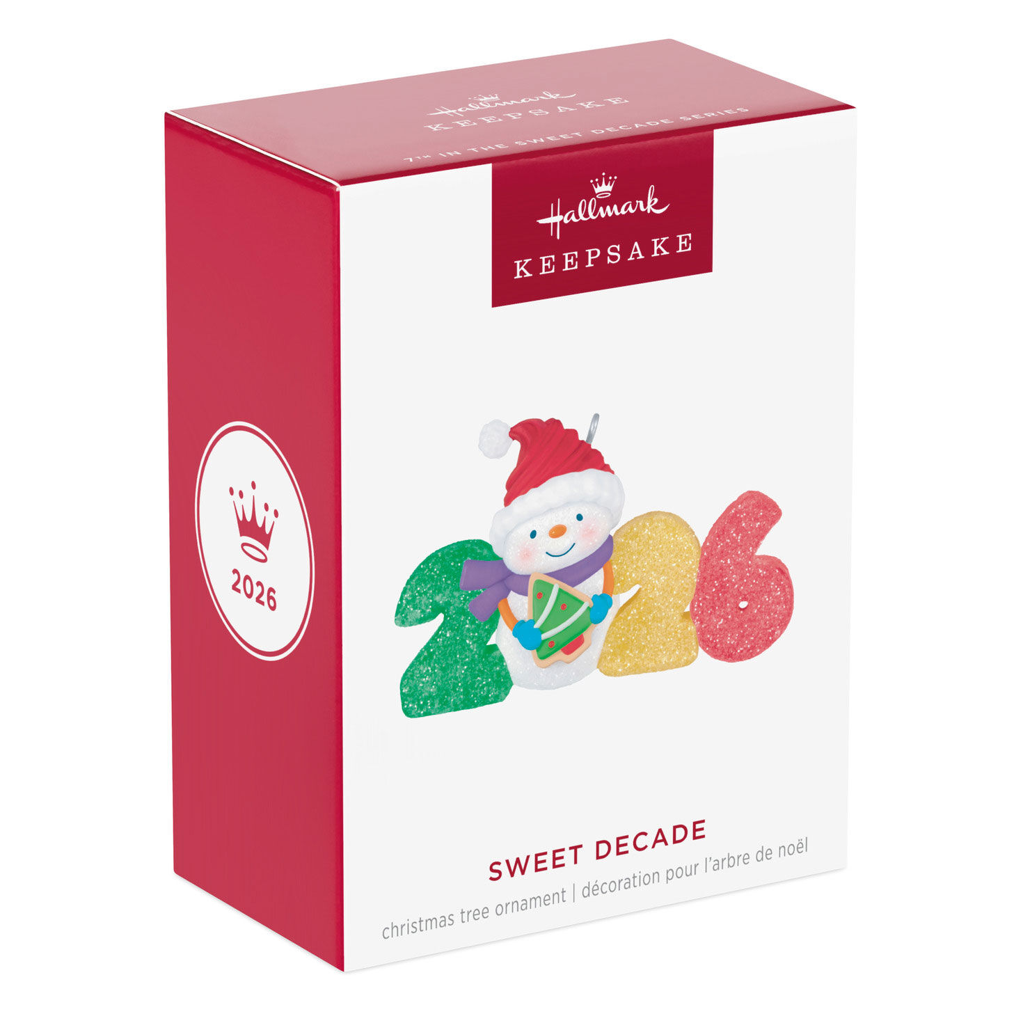 Snowman Gumdrop Numbers 2026 Keepsake Ornament Package Front image number 7