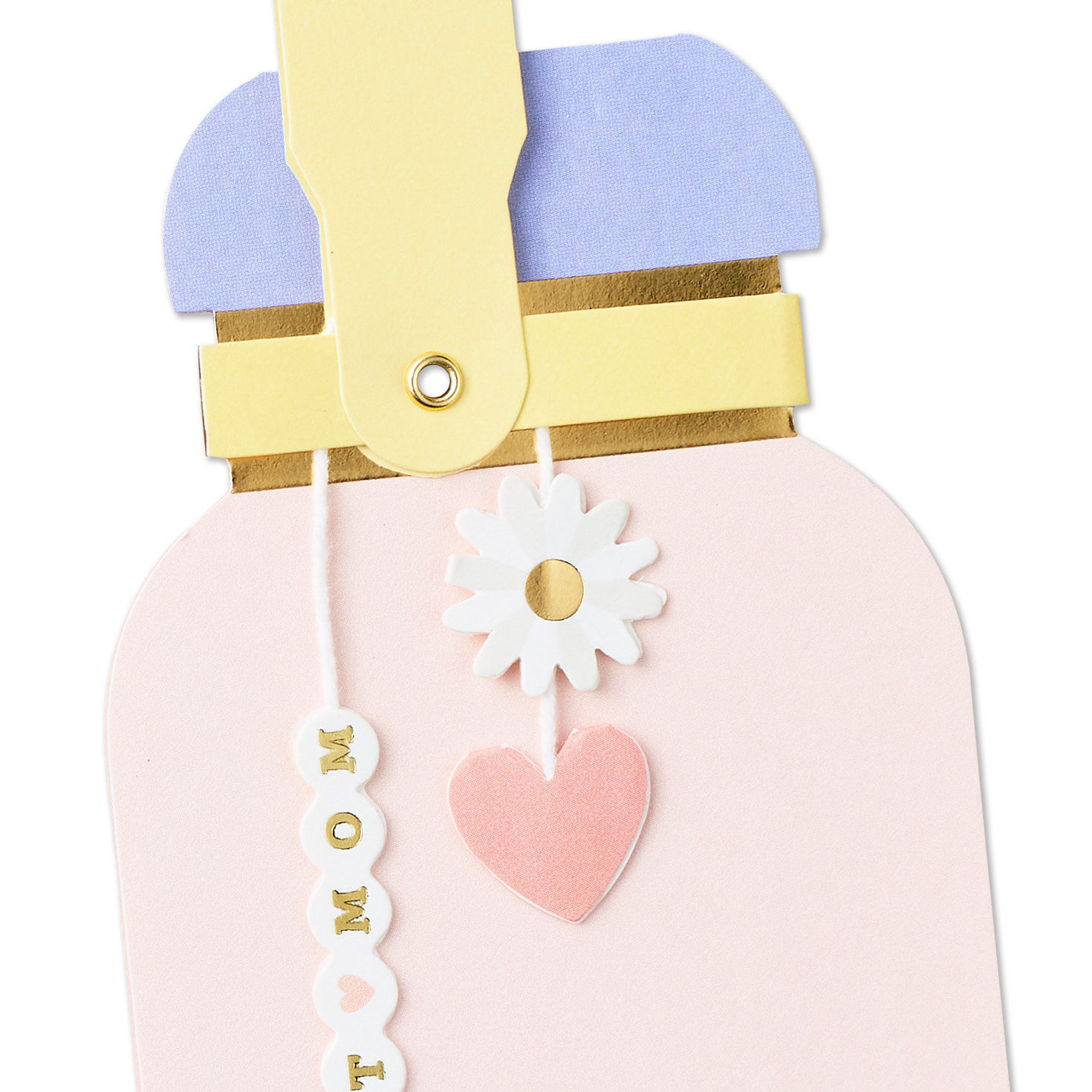 Pink Water Bottle Unique Mother's Day Card Card Front Detail image number 4