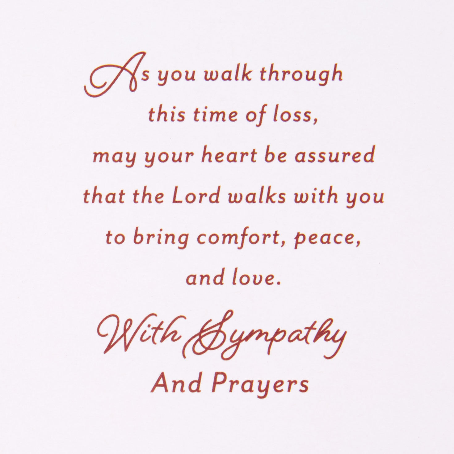 Flower Vase Religious Loss of Loved One Sympathy Card  image number 2