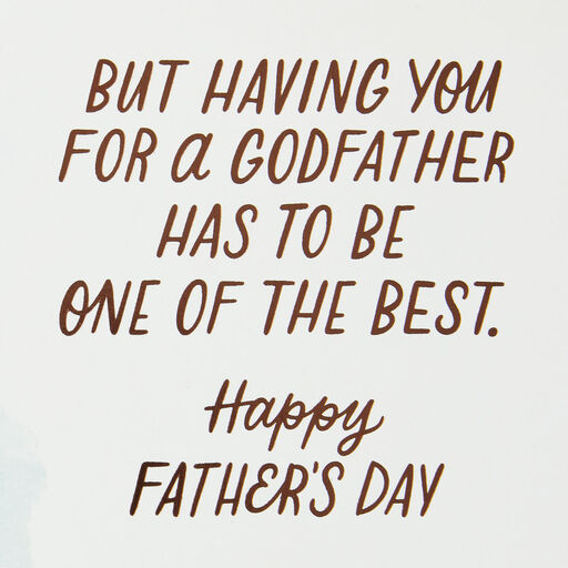 You're a Blessing Father's Day Card for Godfather, 