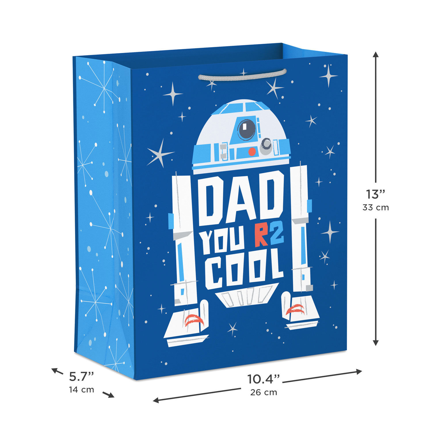 Star Wars R2-D2 Large Father's Day Gift Bag measurement image number 3