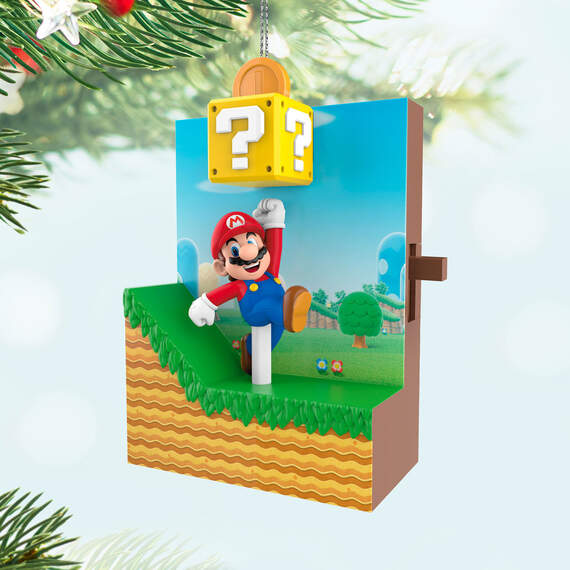 Nintendo Super Mario™ Collecting Coins Ornament With Sound and Motion, , large image number 2
