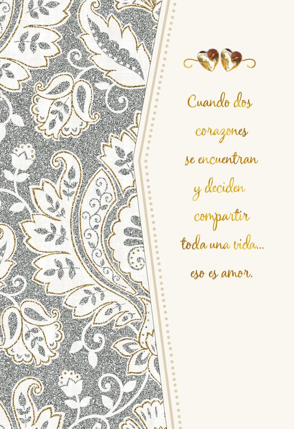 Lifetime of Love Spanish-Language Wedding Card