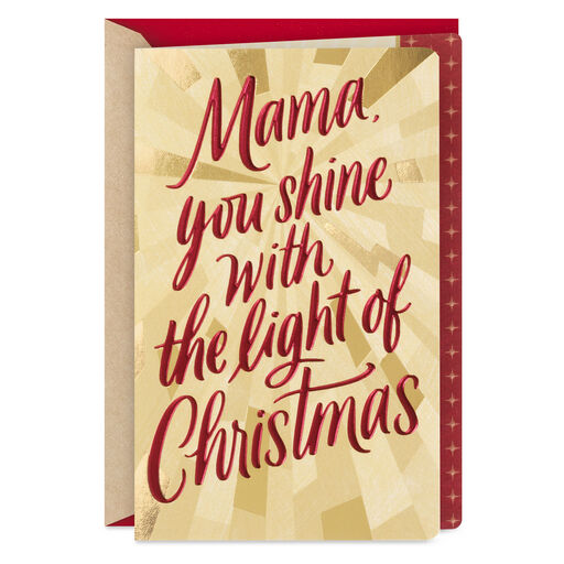 Love the Light You Shine Christmas Card for Mama, 