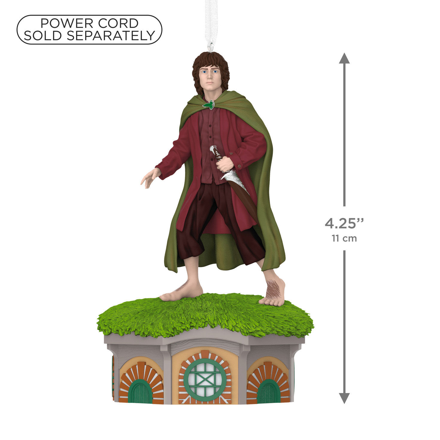 Lord of the Rings Frodo Baggins Keepsake Ornament measurement image number 3