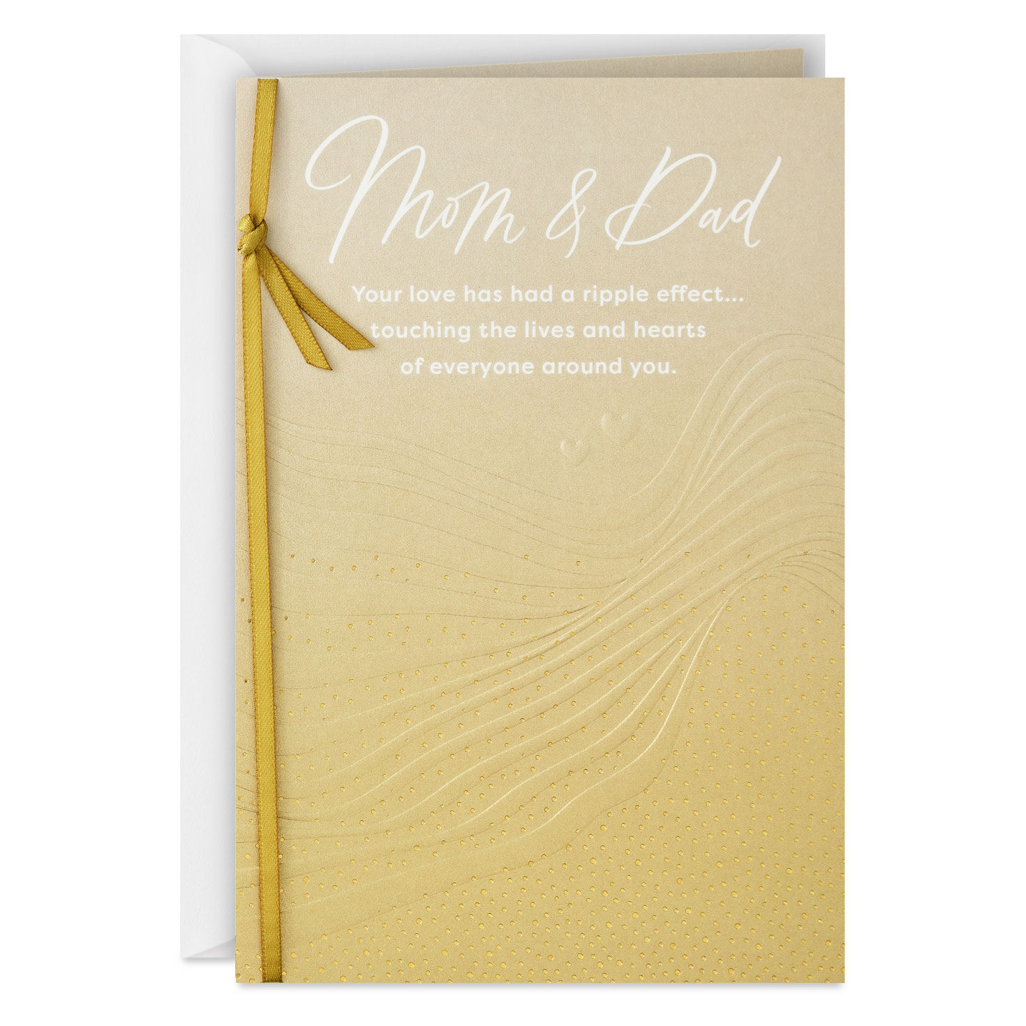 Your Love Has a Ripple Effect Anniversary Card for Parents