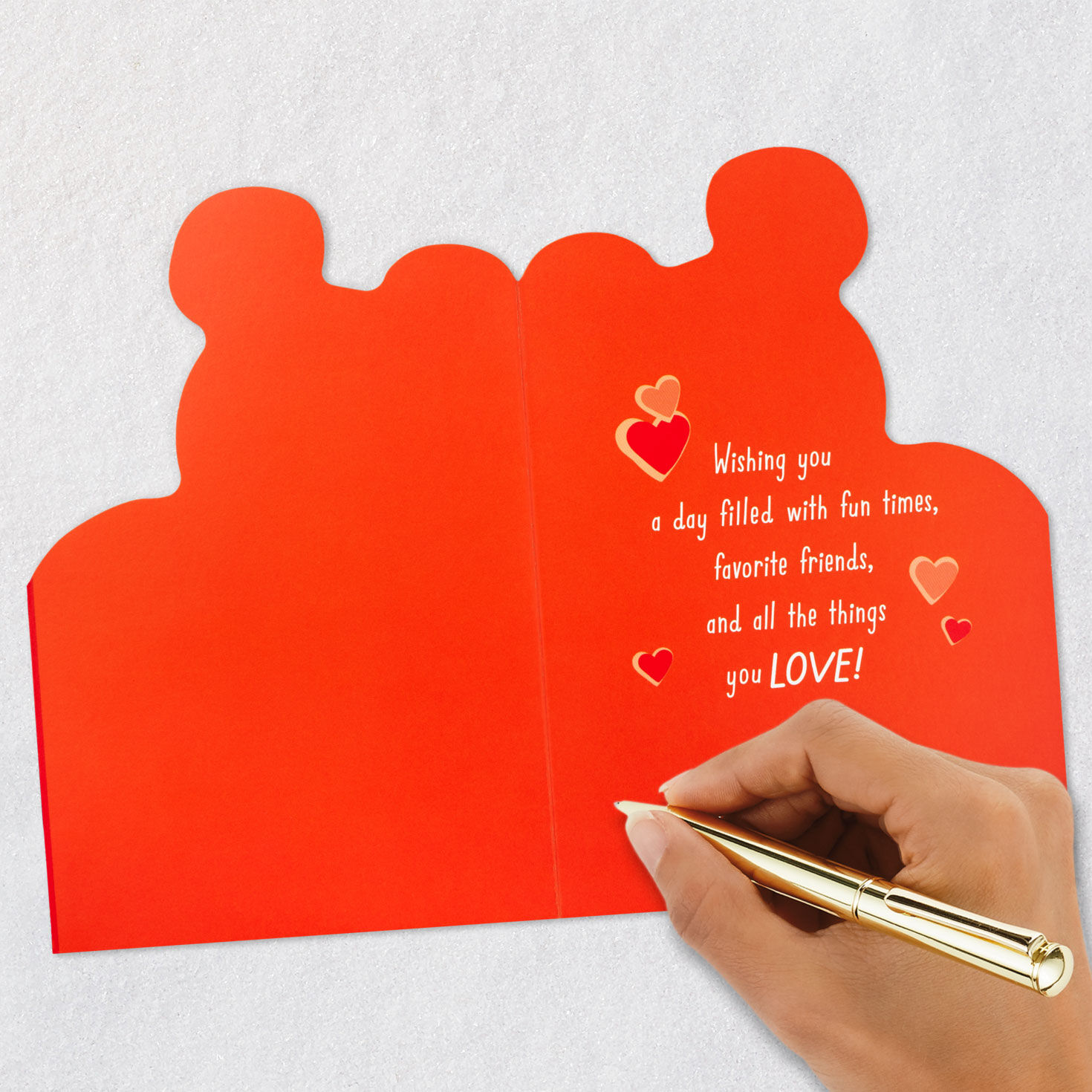 Disney Favorite Friends Valentine's Day Card for Kids signing card image number 6