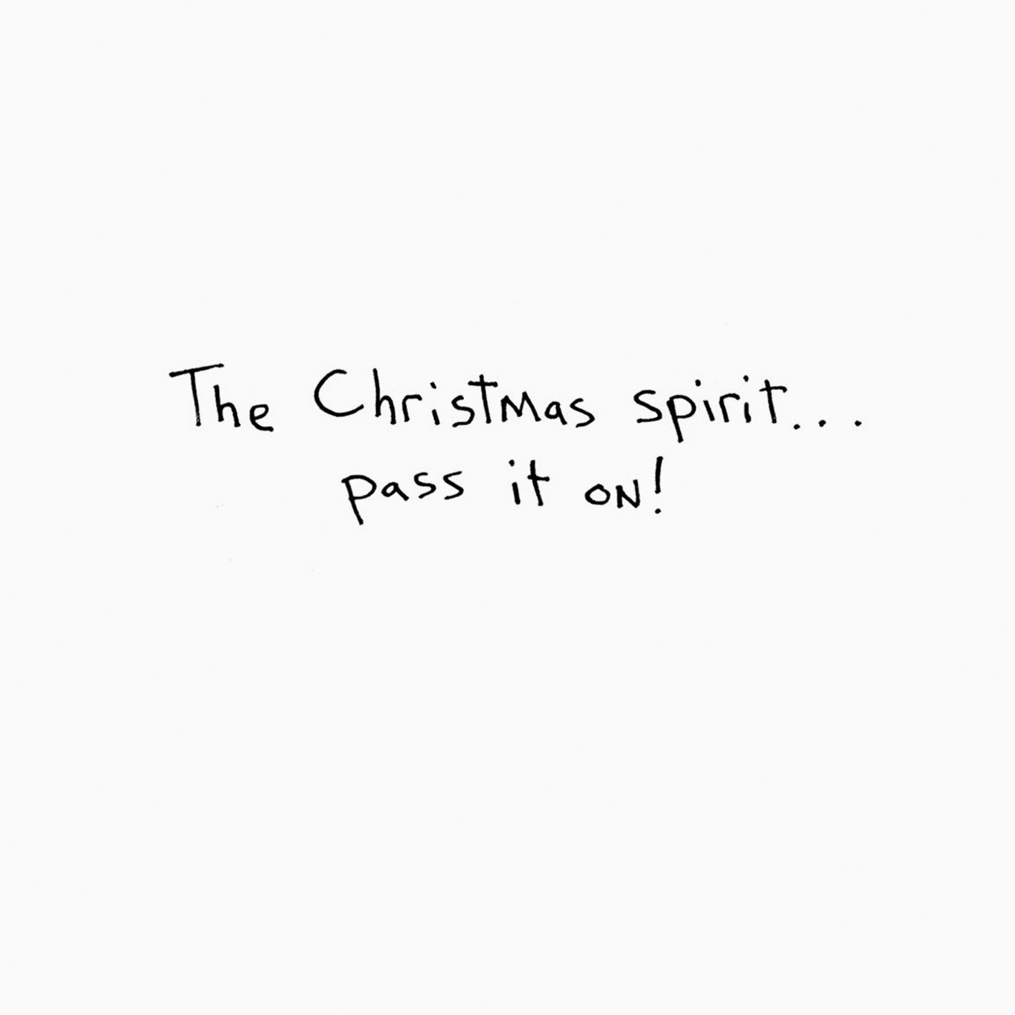 Flipping Christmas Spirit Carolers Funny Christmas Card sentiment image number 2