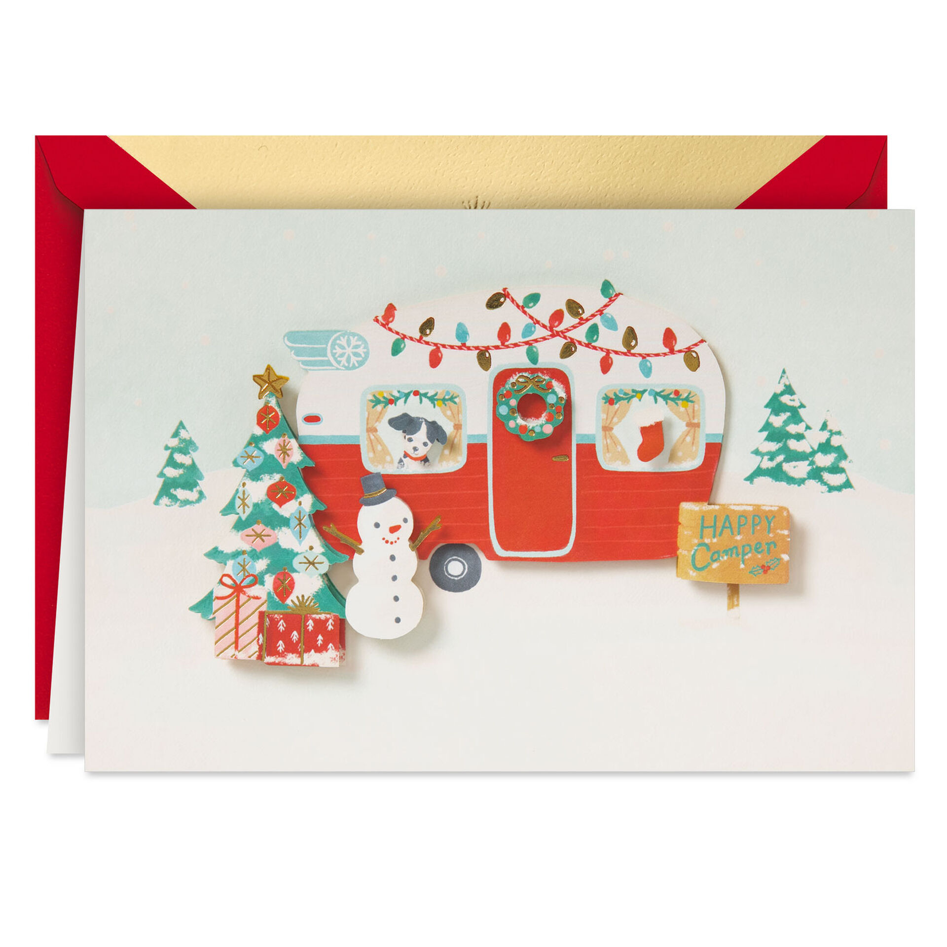 Happy Camper Christmas Card - Greeting Cards - Hallmark