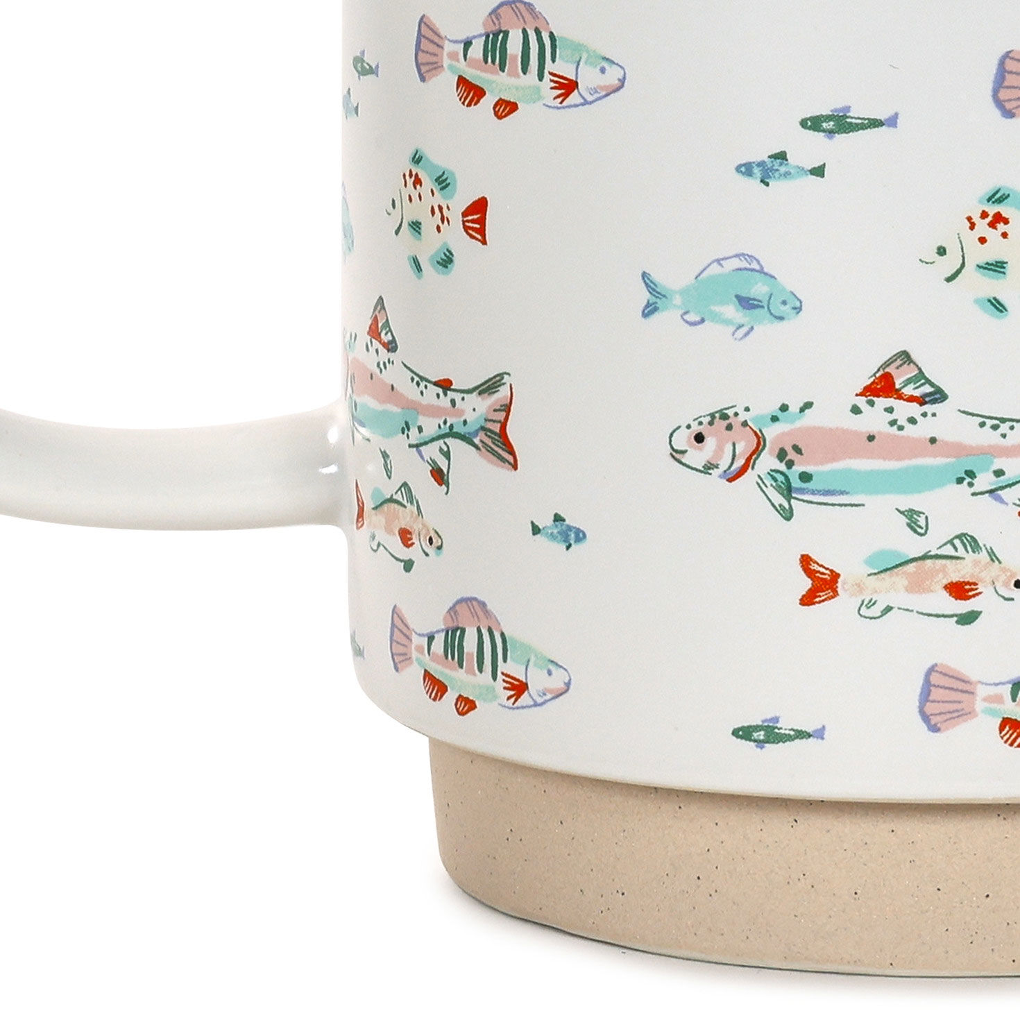 Papa A Reel Keeper Funny Mug upclose view image number 5