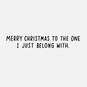 Hot Cocoa and Marshmallow Romantic Funny Christmas Card, , large image number 2