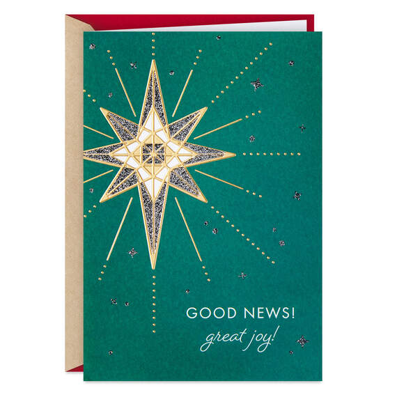 DaySpring Candace Cameron Bure Good News Great Joy Religious Christmas Card, , large image number 1