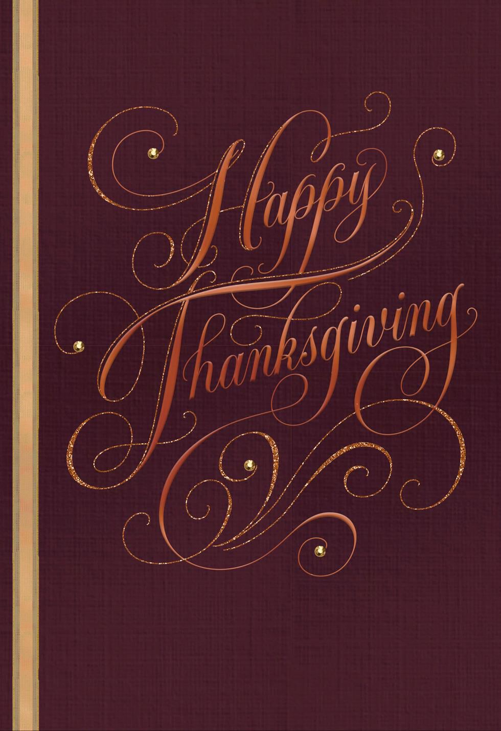 Wishes for a Holiday Full of Joy Thanksgiving Card