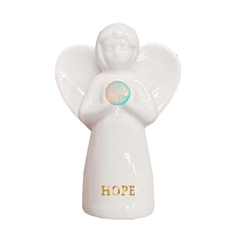 Opal Angel of Hope Mini Figurine, 2"