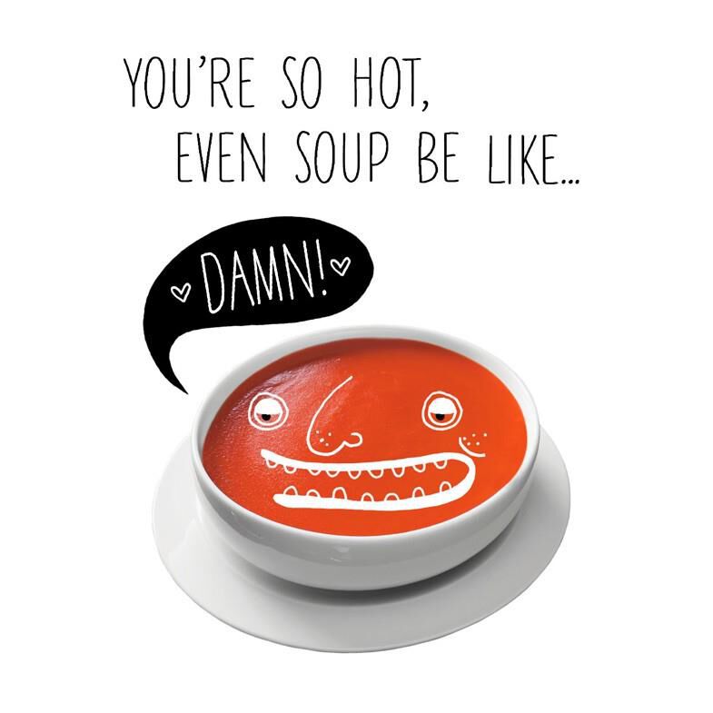 Hot Soup Blank Card