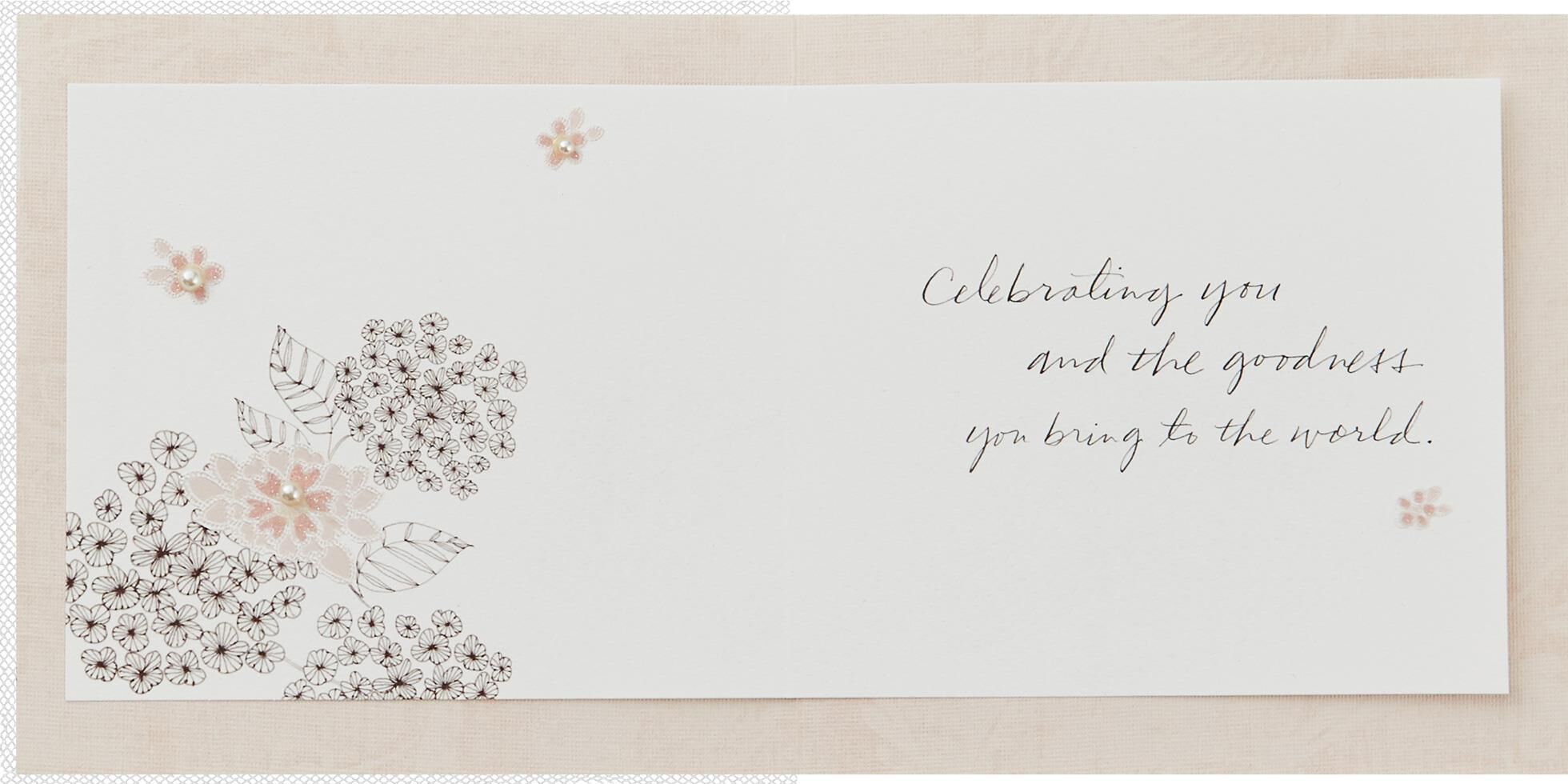 Pure Loveliness Birthday Card