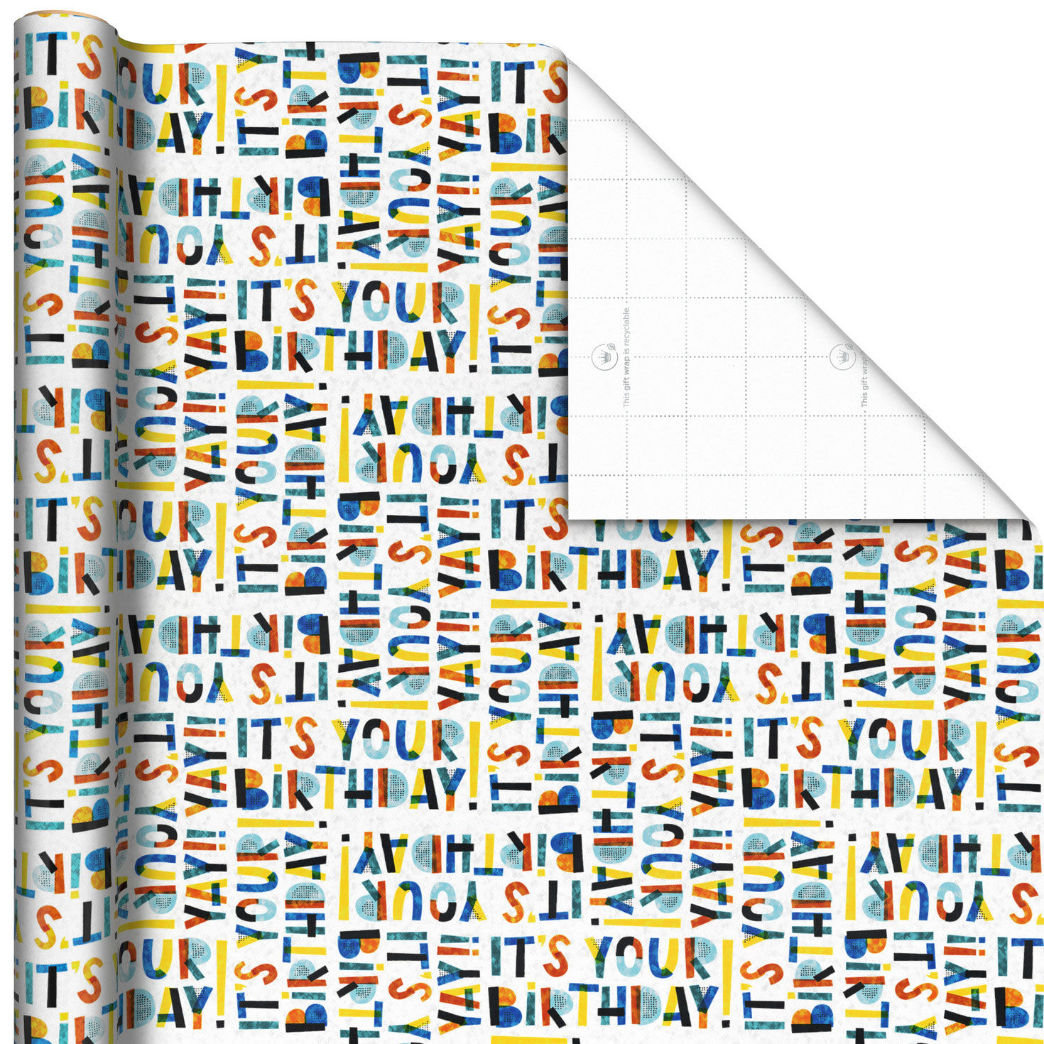 It's Your Birthday! Jumbo Wrapping Paper, 90 sq. ft. for only USD 9.99 | Hallmark