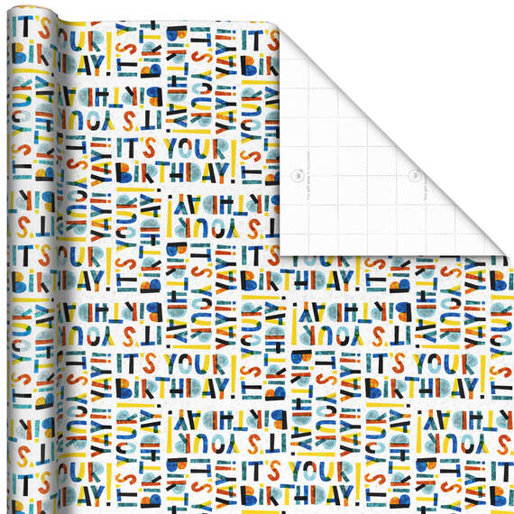 It's Your Birthday! Jumbo Wrapping Paper, 90 sq. ft.