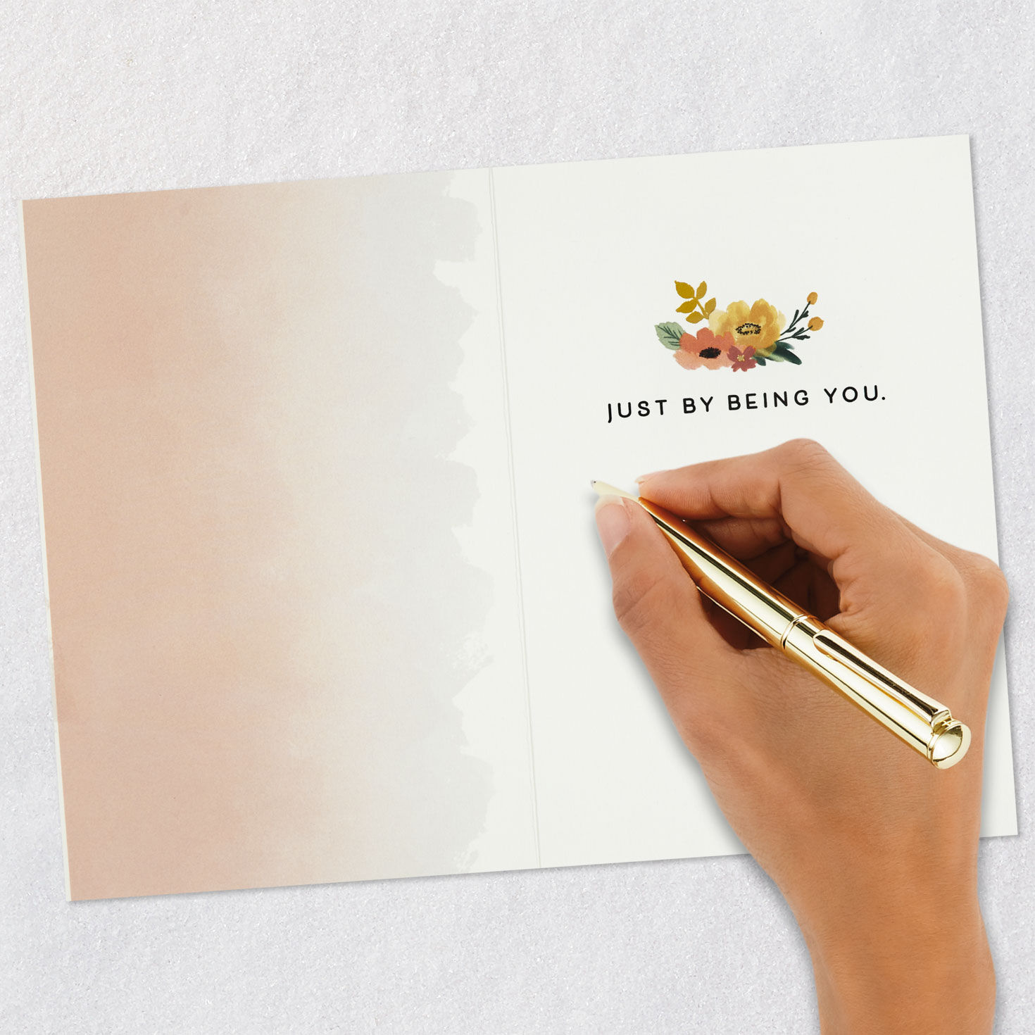 Floral Frame Friendship Card Signing card image number 6