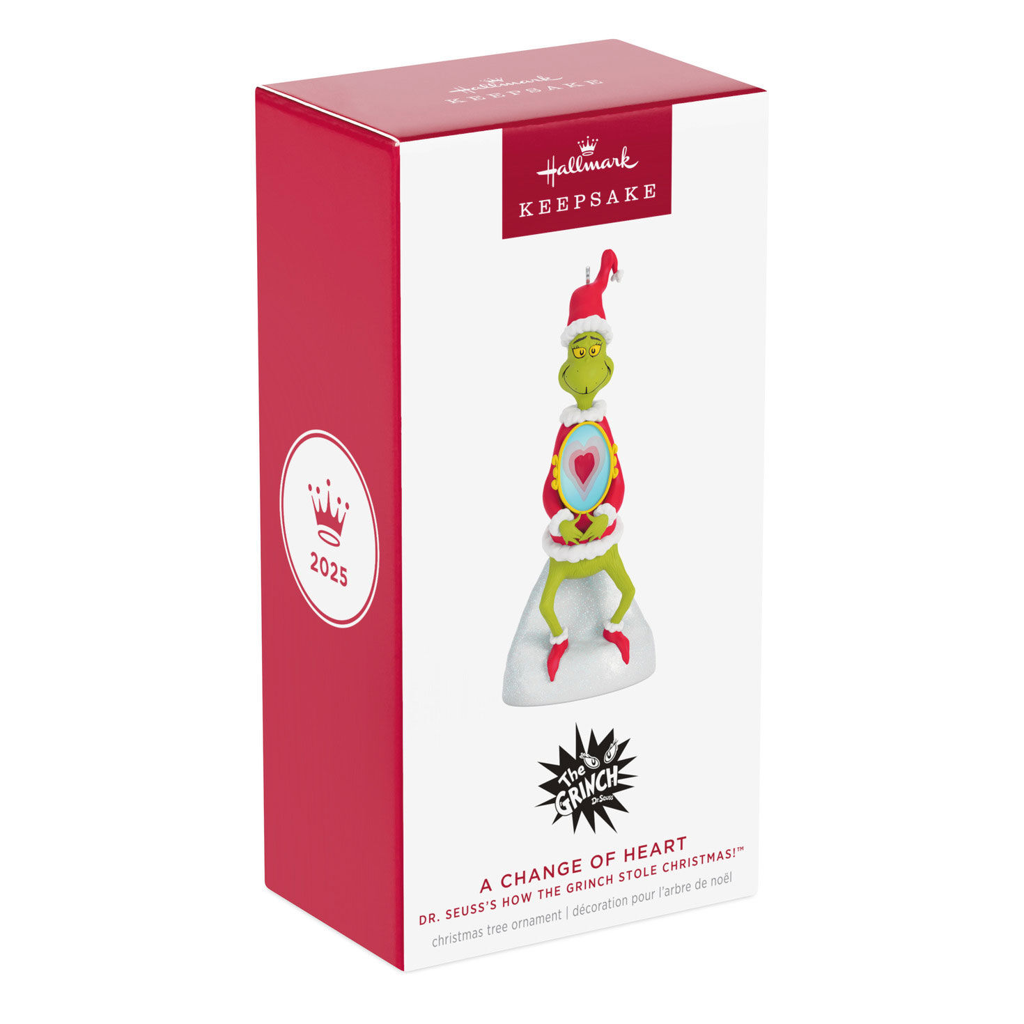 Grinch Heart X-Ray Keepsake Ornament package front image number 7