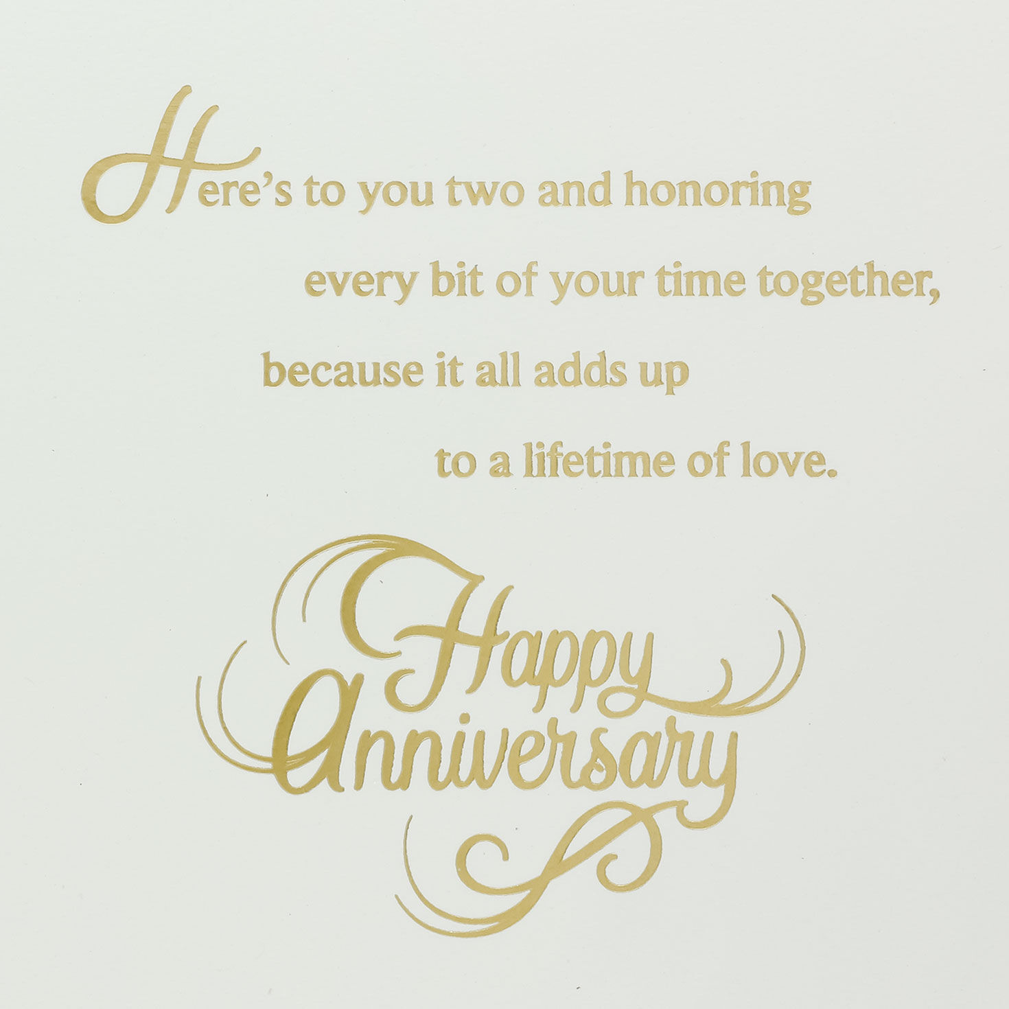 Watercolor Marbled Numerals 25th Anniversary Card Sentiment image number 3