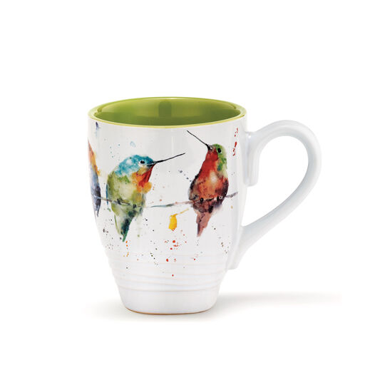 Demdaco Hummers on a Wire Mug 16 oz., 
