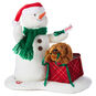 Wrapped in Joy Singing Snowman Plush With Motion, 10", , large image number 1