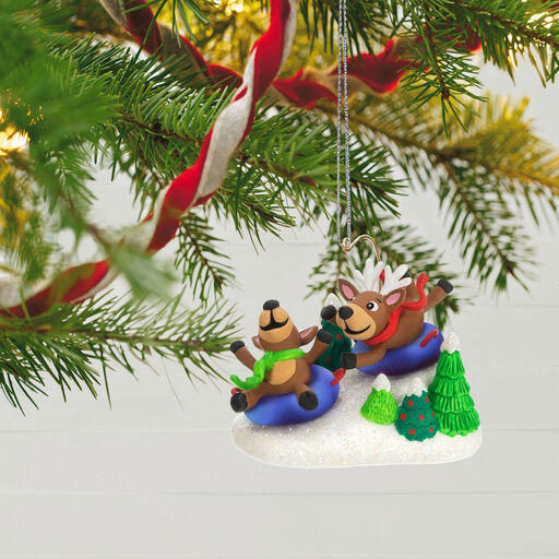 Reindeer Antics Ornament, 