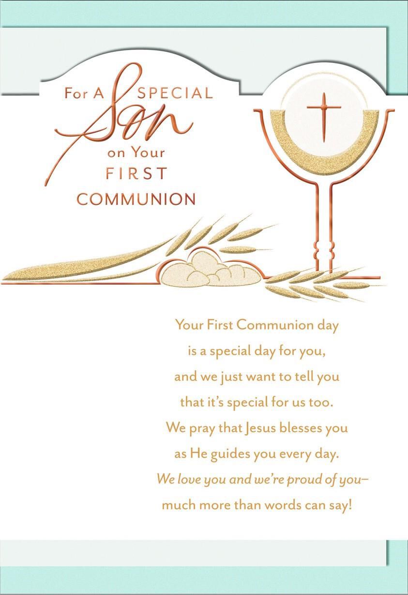 Rich Blessings, Son First Communion