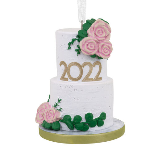 Tiered Wedding Cake 2022 Hallmark Ornament, 