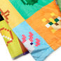 Minecraft Game Icons in Colorful Grid Fleece Blanket closeup view image number 4