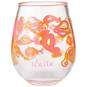 Lolita Paisley Acrylic Stemless Wine Glasses, Set of 2, , large image number 1