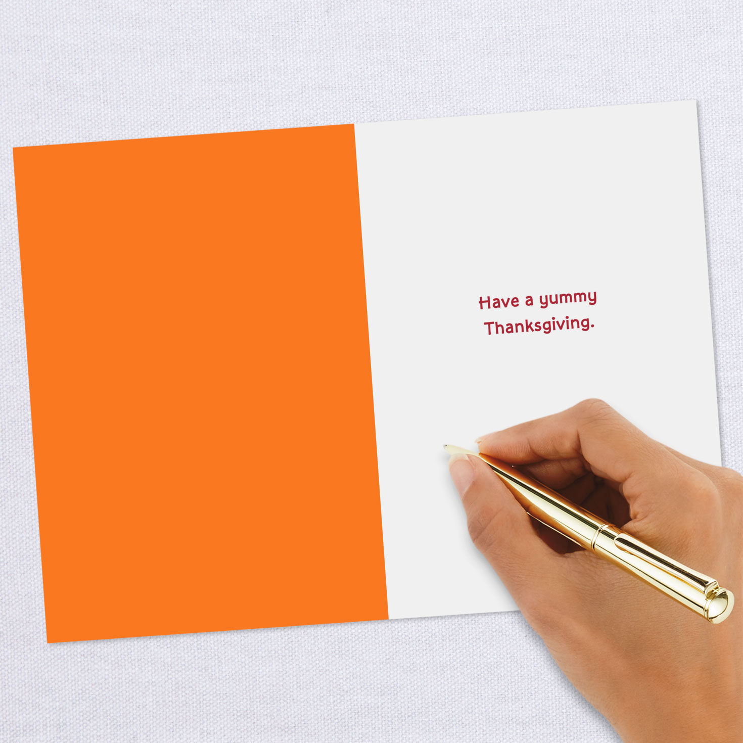 Fat Cat Funny Thanksgiving Card, , large image number 6