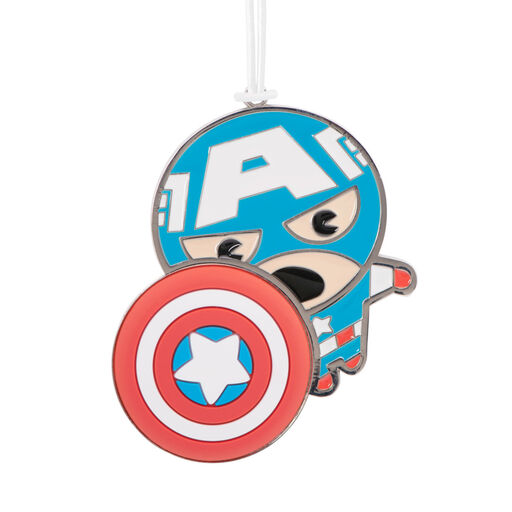Marvel Captain America Metal Hallmark Ornament, 