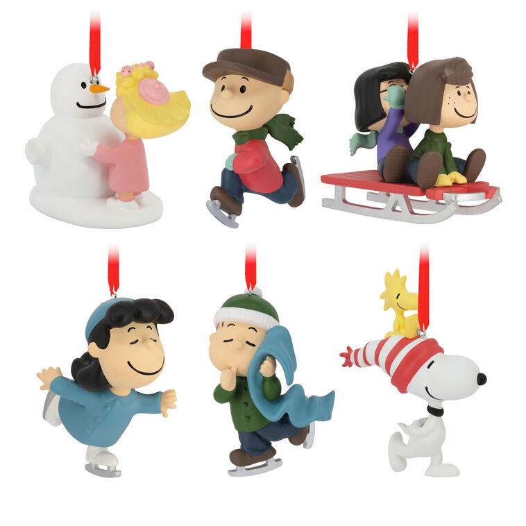The Peanuts® Gang Hallmark Ornaments, Set of 6