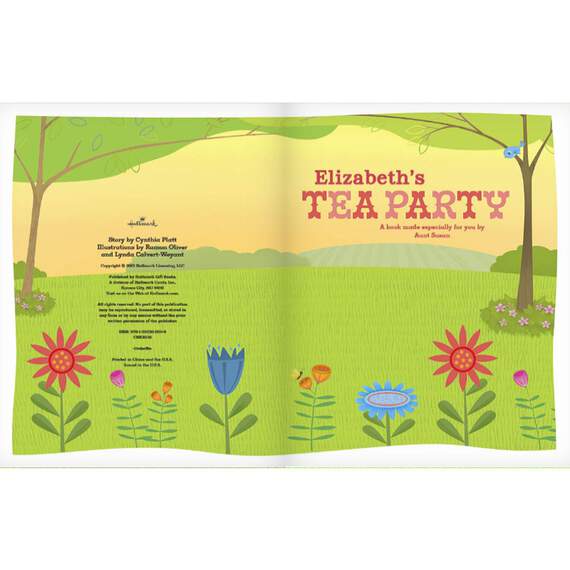 Tea Party Personalized Book, , large image number 2