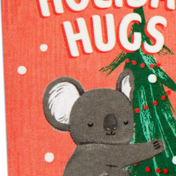 3.25" Mini Holiday Hugs Koala Christmas Card, , large image number 5