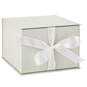 Pearl White 5x7 Large Gift Box With Shredded Paper Filler, , large image number 1