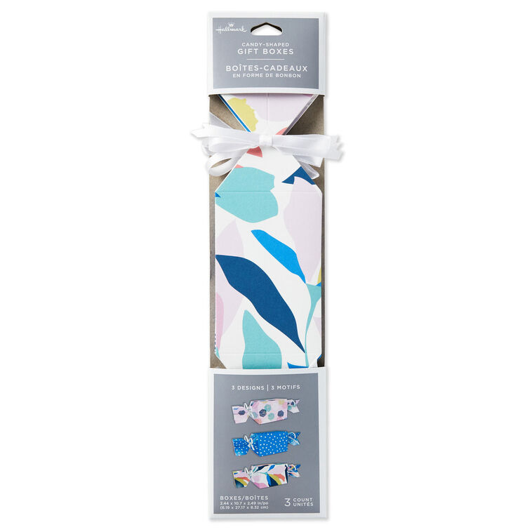 Pink and Blue Candy-Shaped Party Favor Boxes  image number 4