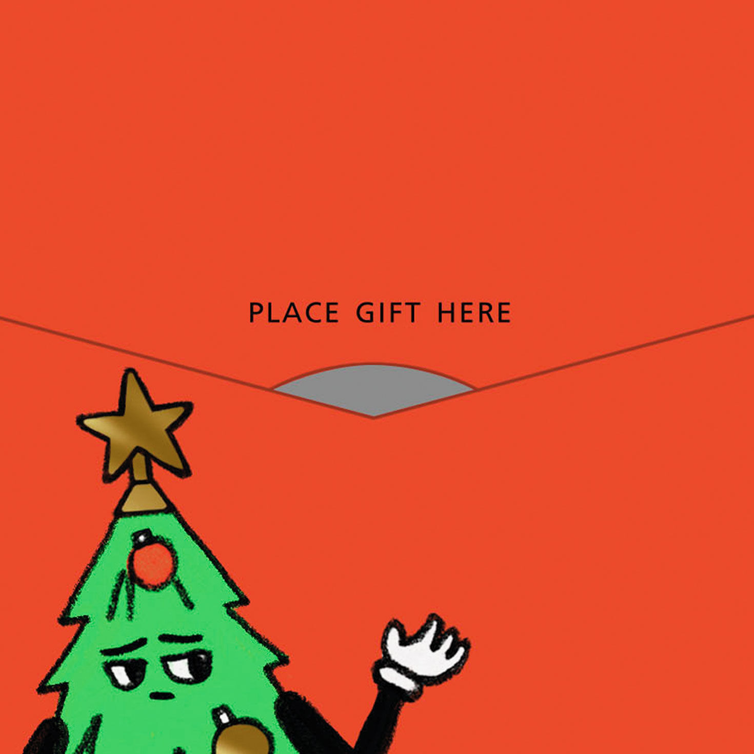 Tree Dancing With Gift Card Funny Christmas Card Sentiment image number 3