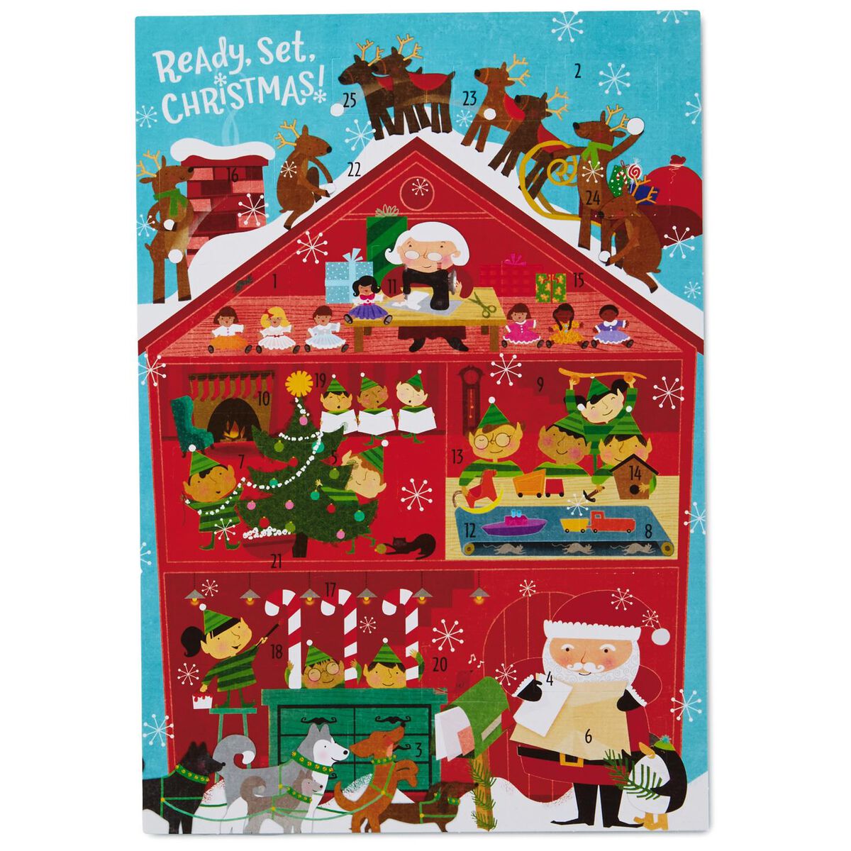 Ready, Set, Christmas! Advent Calendar Decorative Accessories Hallmark