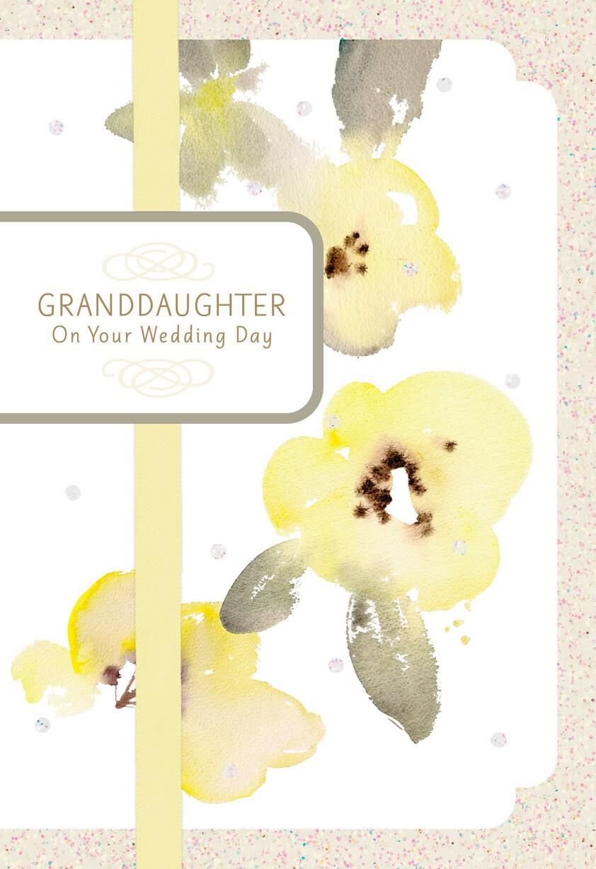 You're Our Pride, Granddaughter Wedding Card